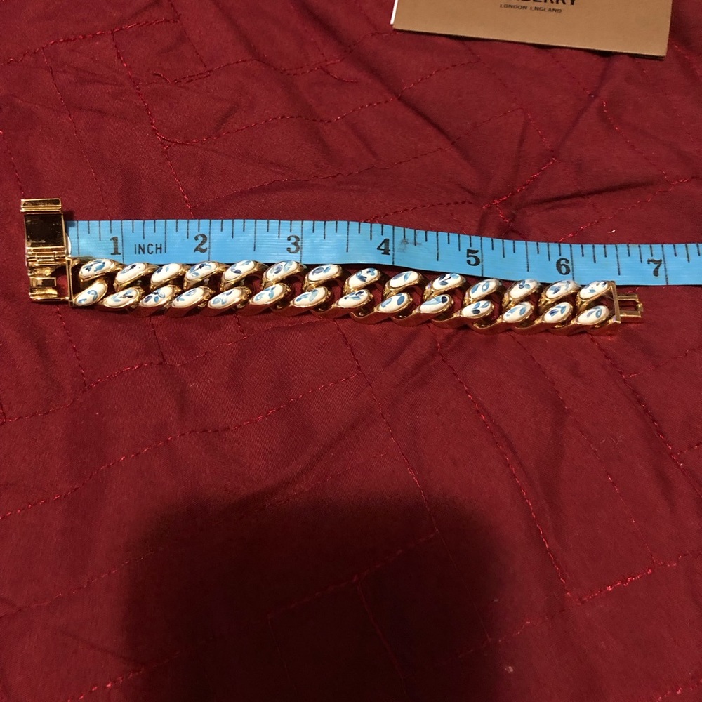 Authentic Burberry Link Bracelet - Picture 8 of 9
